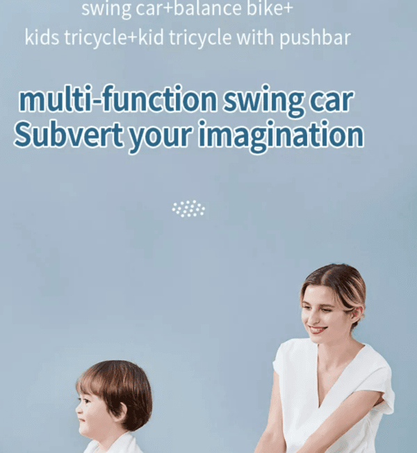 4 in 1 Kids Swing Car - Image 16