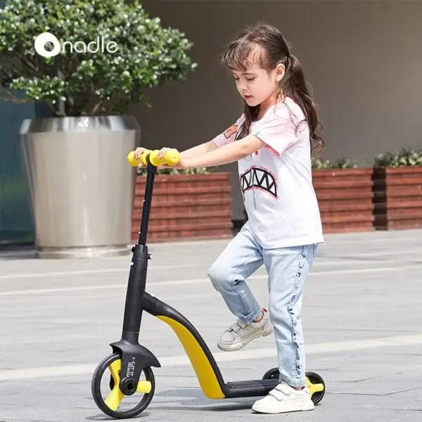 3 in 1 Kick scooter for kids with seating 3 wheels - Image 2